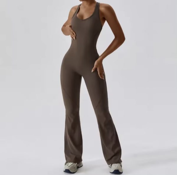 Yoga Jumpsuit One Piece Outfit Fitness Bodysuit Workout Clothes for Women Sportwear Women Buttock lifting Set Activewear